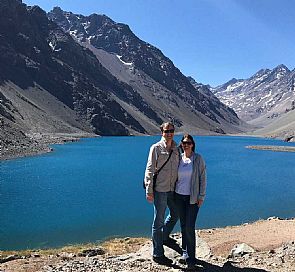 Laguna del Inca na Cordilheira dos Andes