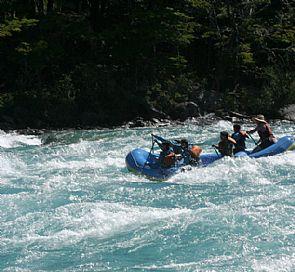 Rafting nos rios de Aysén