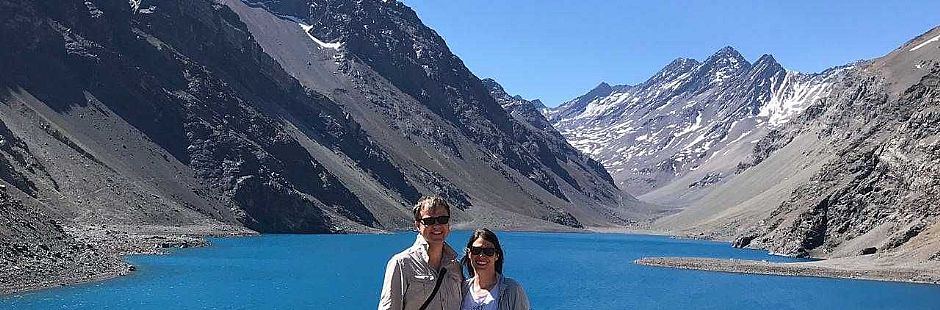 Laguna del Inca na Cordilheira dos Andes
